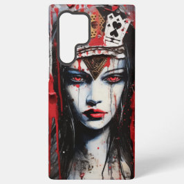 Funda Para Samsung Galaxy S22 Ultra Reina gótica de los corazones - de Alicia en el pa