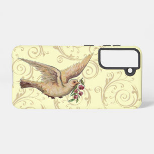 Funda Para Samsung Galaxy S21 Remolino de paloma vintage