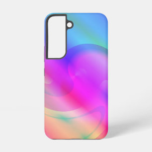 Funda Para Samsung Galaxy S22 Remolino Rosa y Azul