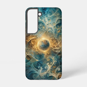 Funda Para Samsung Galaxy S22 Remolinos Cósmicos Etéreos Arte de Lujo