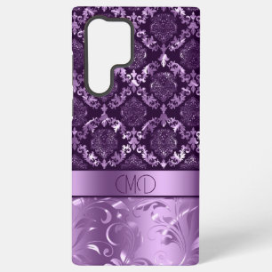 Funda Para Samsung Galaxy S22 Ultra Represas y remolinos florales elegantes de color p