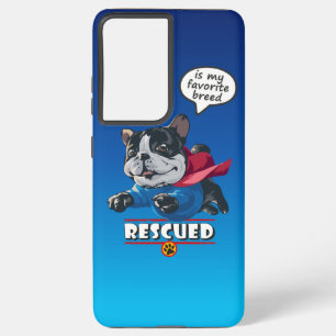 Funda Para Samsung Galaxy S21 Ultra Rescatado es mi raza favorita