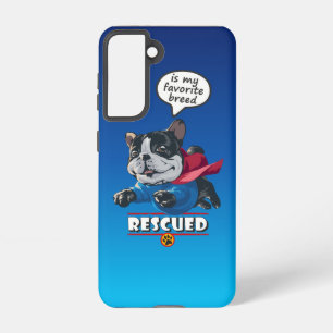 Funda Para Samsung Galaxy S21 Rescatado es mi raza favorita