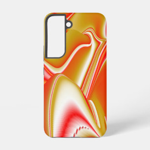 Funda Para Samsung Galaxy S22 Resumen de amor y oro en 3D Rainbowart
