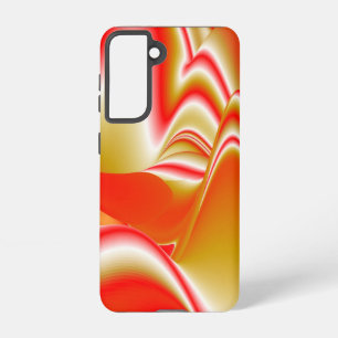 Funda Para Samsung Galaxy S21 Resumen de amor y oro en 3D Rainbowart