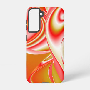 Funda Para Samsung Galaxy S21 Resumen de amor y oro en 3D Rainbowart