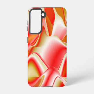 Funda Para Samsung Galaxy S21 Resumen de amor y oro en 3D Rainbowart