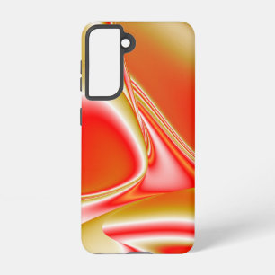 Funda Para Samsung Galaxy S21 Resumen de amor y oro en 3D Rainbowart