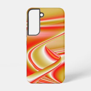 Funda Para Samsung Galaxy S22 Resumen de amor y oro en 3D Rainbowart