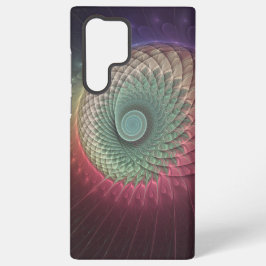 Funda Para Samsung Galaxy S22 Ultra Resumen De Arte Fractal Moderno Y Colorido