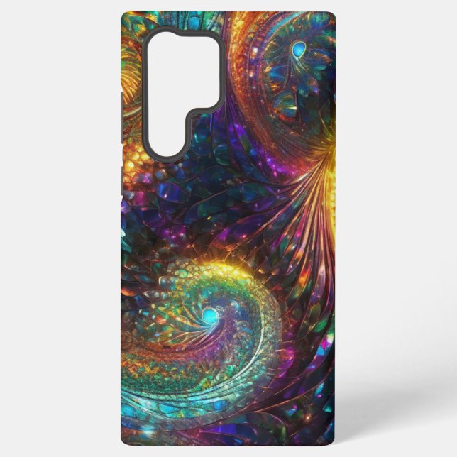 Funda Para Samsung Galaxy Resumen minucioso de Paisley Swirls (Reverso )