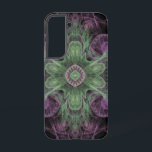 Funda Para Samsung Galaxy S22 Resumen moderno Diseño fractal púrpura y verde<br><div class="desc">Resumen moderno Diseño Fractal Púrpura y Verde de Travis L. Lagasse de Gráficos de Flores.</div>