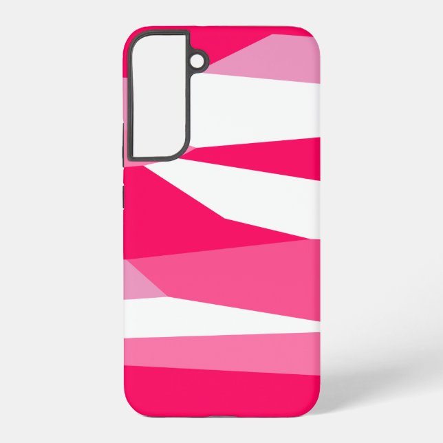 Funda Para Samsung Galaxy resumen rosa y blanco (Reverso )
