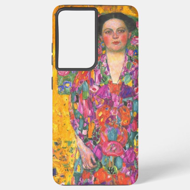 Funda Para Samsung Galaxy Retrato de Klimt de Eugenia Primavesi (Reverso )
