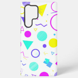 Funda Para Samsung Galaxy S22 Ultra Retro 80s Memphis Geometric Pattern