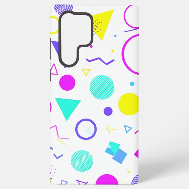 Funda Para Samsung Galaxy Retro 80s Memphis Geometric Pattern (Reverso )