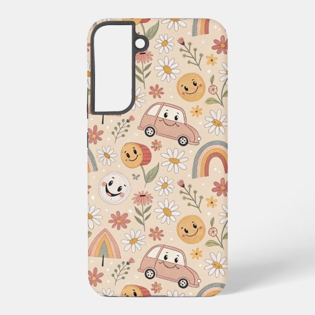 Funda Para Samsung Galaxy Retro Boho - Groovy 70 (Reverso )