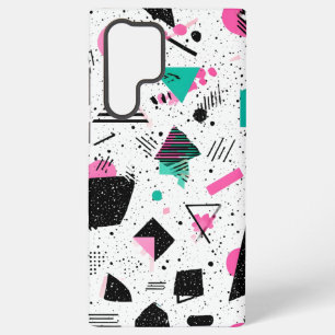 Funda Para Samsung Galaxy S22 Ultra Retro Memphis Geometric Pattern