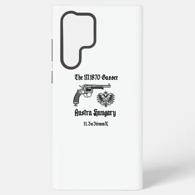 Funda Para Samsung Galaxy Revólver Gasser austriaco WWI (Reverso )