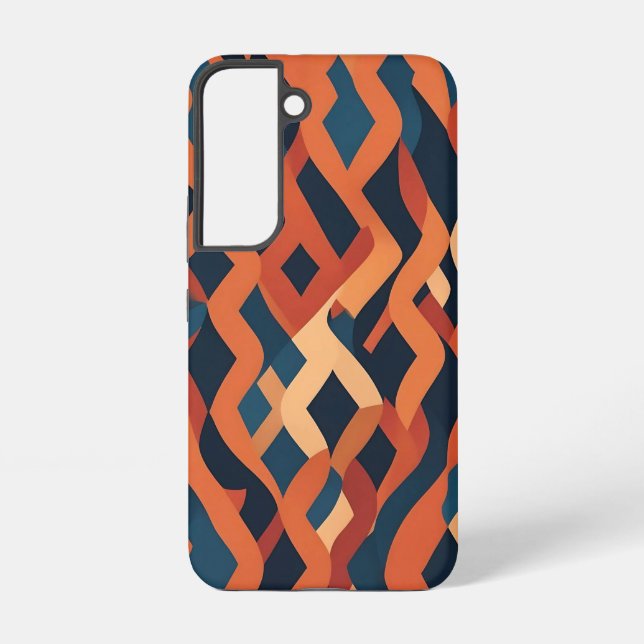 Funda Para Samsung Galaxy Rhythmic Pattern inspired by Carpet Weaving (Reverso )