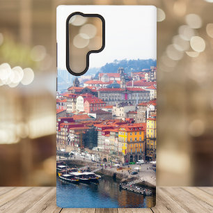 Funda Para Samsung Galaxy S22 Ultra Ribeira y río Douro. Oporto, Portugal.