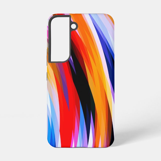 Funda Para Samsung Galaxy Rojo azul amarillo negro (Reverso )