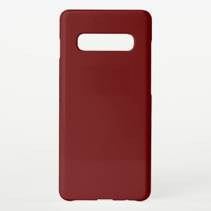 Funda Para Samsung Galaxy S10+ Rojo sanguíneo (color sólido)