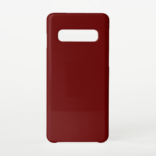 Funda Para Samsung Galaxy S10 Rojo sanguíneo (color sólido)
