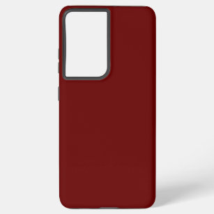 Funda Para Samsung Galaxy S21 Ultra Rojo sanguíneo (color sólido)