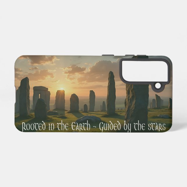 Funda Para Samsung Galaxy Rooted in the earth, guided by the stars  (Reverso Horizontal)