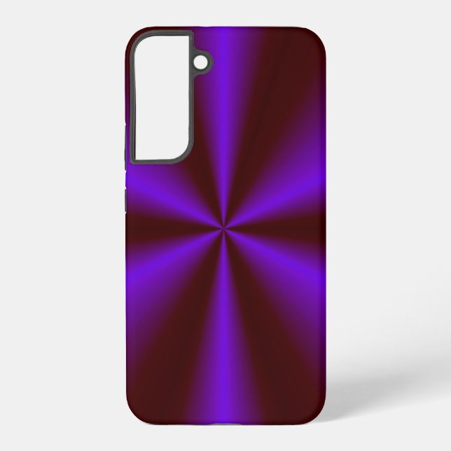 Funda Para Samsung Galaxy Rosa Carmesí Púrpura Arcoíris (Reverso )