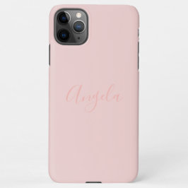 Funda Para Samsung Galaxy S22 Rosa de Rubor con nombre
