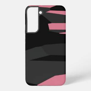 Funda Para Samsung Galaxy S22+ Rosa Negro y Gris