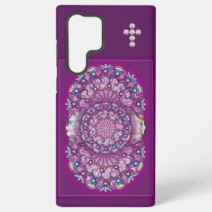 Funda Para Samsung Galaxy S22 Ultra Rosácea Rojo Cardenal