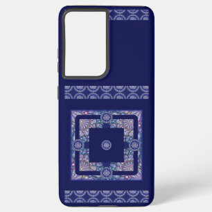Funda Para Samsung Galaxy S21+ Rosario azul