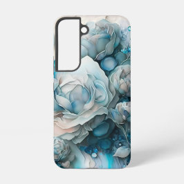Funda Para Samsung Galaxy S22 Rosas azules