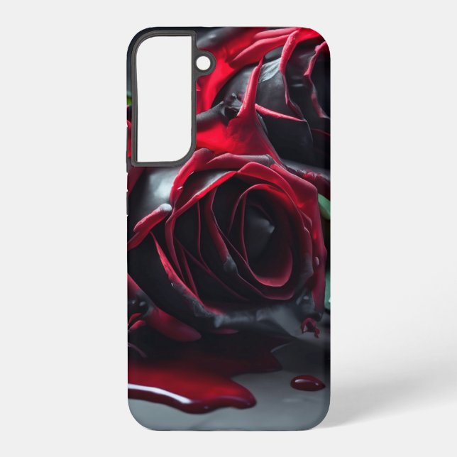 Funda Para Samsung Galaxy Rosas góticos (Reverso )
