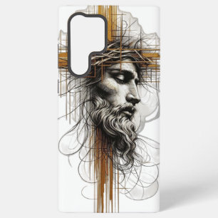 Funda Para Samsung Galaxy S22 Ultra Rostro de Jesús