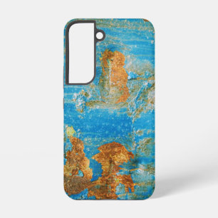 Funda Para Samsung Galaxy S22 Rusty Dolor Azul Metalizado
