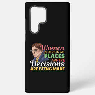 Funda Para Samsung Galaxy S22 Ultra Ruth Bader Ginsburg Abogada Feminista Jueza