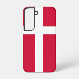 Funda para Samsung Galaxy S22 Bandera de Dinamarca