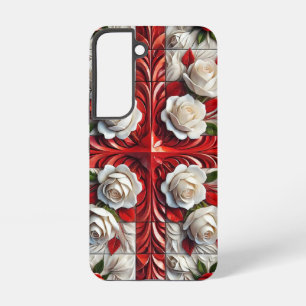 Funda para Samsung Galaxy S22 con Rosas Inglesas