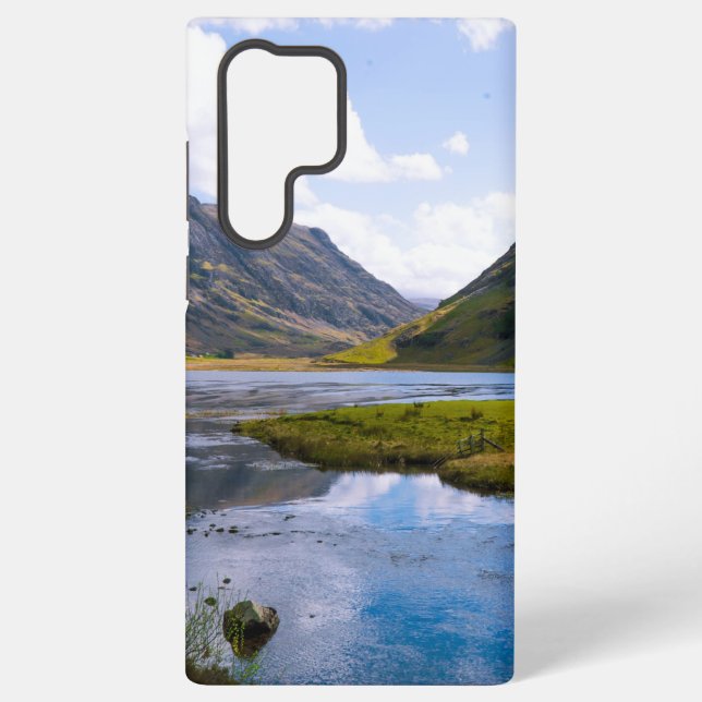 Funda Para Samsung Galaxy sabiduría de la naturaleza, montaña (Reverso )