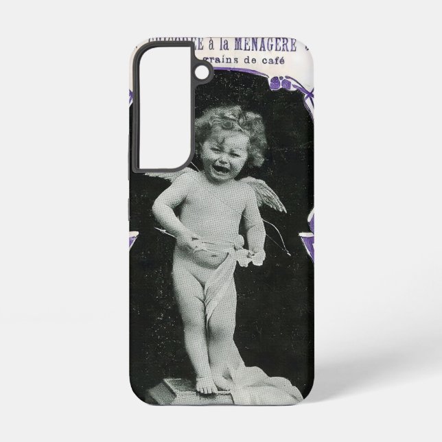 Funda Para Samsung Galaxy Sad Cherub Angel Print (Reverso )