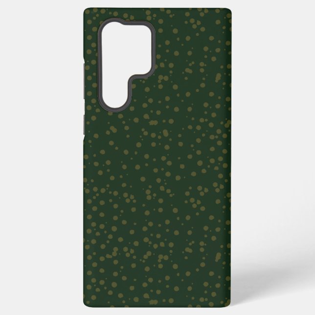 Funda Para Samsung Galaxy Sage Green Polka Dots Modern Pattern (Reverso )