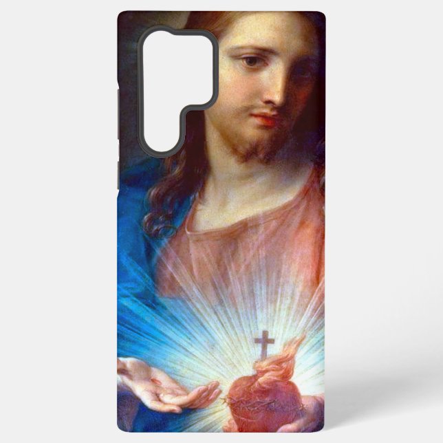 Funda Para Samsung Galaxy Sagrado Corazón de Jesús (Reverso )