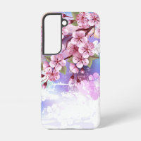 Sakura rosa sobre fondo de pintura