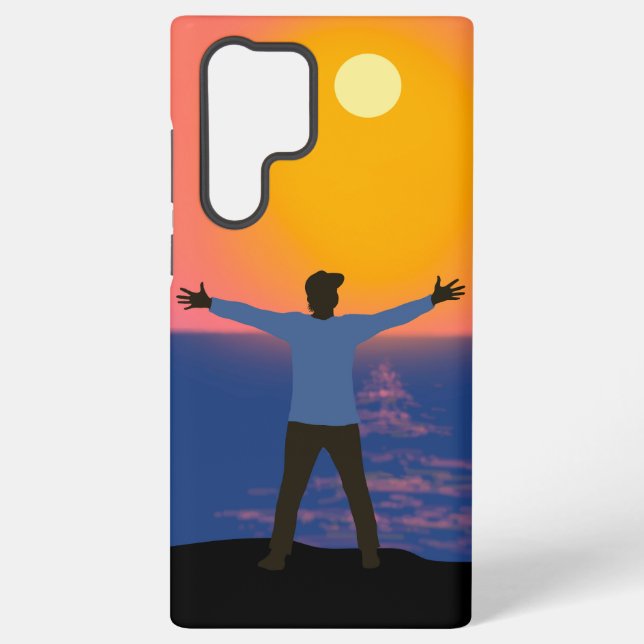 Funda Para Samsung Galaxy Saludo al sol (Reverso )