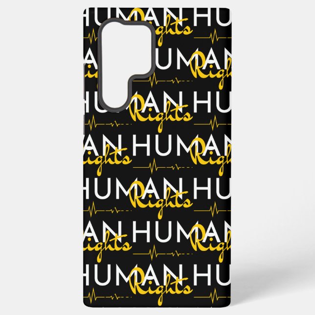Funda Para Samsung Galaxy Salvamento de los derechos humanos (Reverso )
