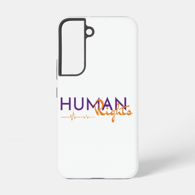 Funda Para Samsung Galaxy Salvamento de los derechos humanos (Reverso )